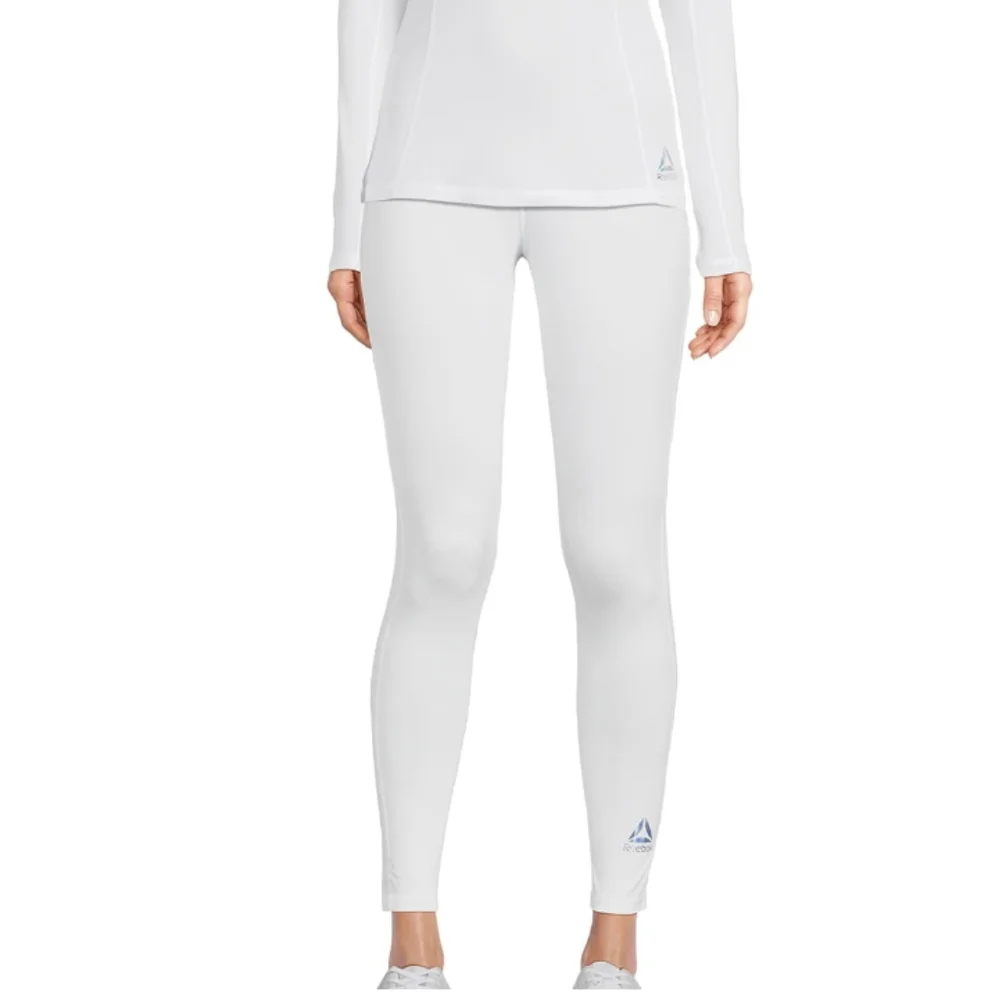 Reebok Women's Performance Base Layer Pant Various Sizes    NWT    Color White - Picture 3 of 8